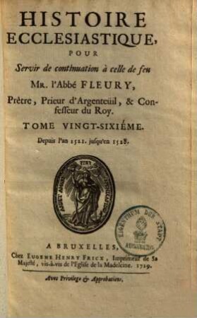 Histoire Ecclesiastique, 26. Depuis l'an 1521 jusqu'en 1528