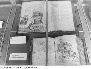 Mittelalterliche Handschriften (Vitrine 1)