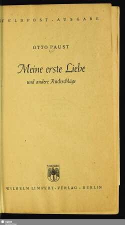Meine erste Liebe : und andere Rückschläge