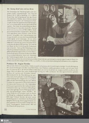 Professor Dr. August Karolus