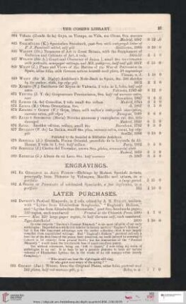 Later purchases (Nr. 883 - 896)