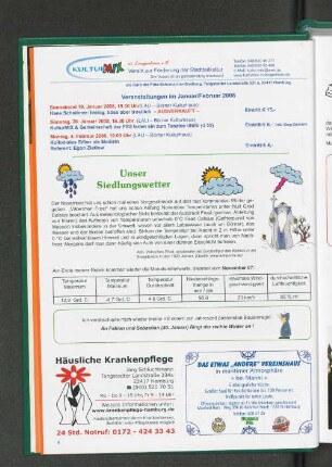 Kultur Mix: Veranstaltungen im Januar/Februar 2008