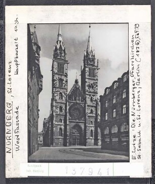Nürnberg: St. Lorenz, Westfassade