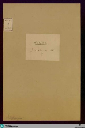 2 Keyboard pieces - Don Mus.Ms. 1 : pf