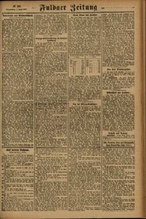 Zweite Ausgabe vom Donnerstag, den 07. Juni 1923.