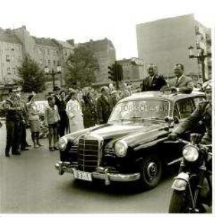 Der amerikanische Vizepräsident Johnson in Berlin
