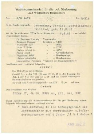 Grossmann, Gottlob