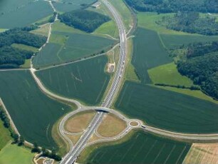 BAB A 38, Abzweig Friedland