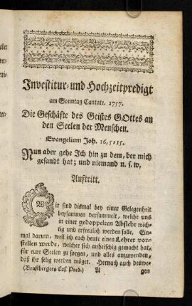 1-6, Evangelium; Auftritt; Eingang; Gebet