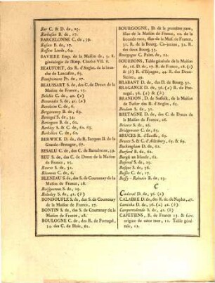 Tables Généalogiques Des Maisons Souveraines De L'Europe