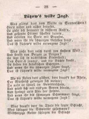Lützow's wilde Jagd