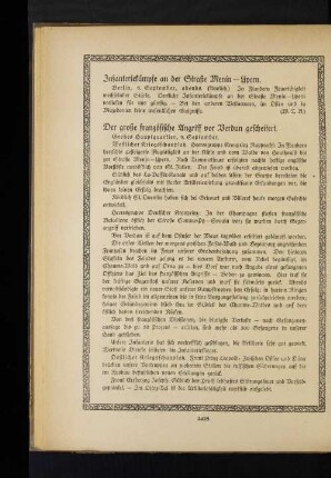 Der große französische Angriff vor Verdun gescheitert.