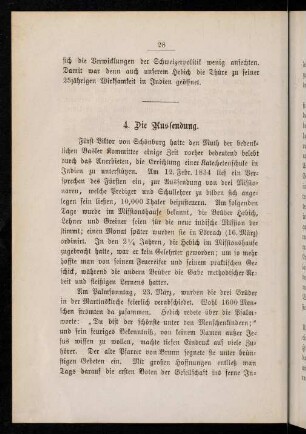 4. Die Aussendung