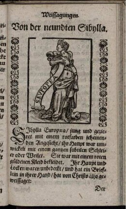 Von der neundten Sibylla
