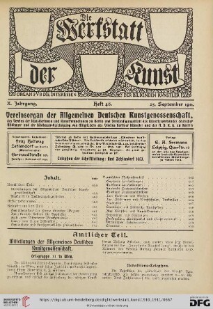 Heft 48 (25. September 1911)