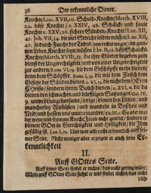 II. Auff Gottes Seite.