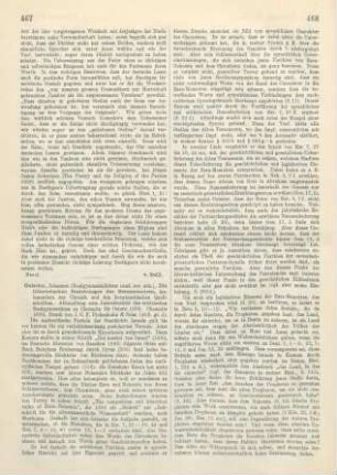 467-469 [Rezension] Geissler, Johannes, Die litterarischen Beziehungen der Esramemoiren