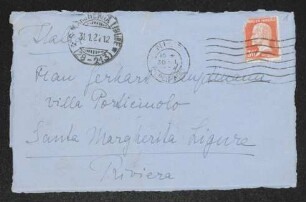 Brief von Annette Kolb an Margarete Hauptmann