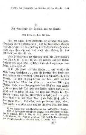 341-367 Zur Geographie der Jubiläen und der Genesis