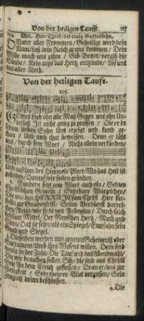 Von der heiligen Taufe. 105. - 109.