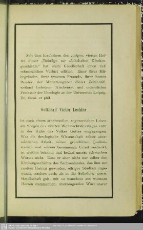 [Nekrolog Gotthard Victor Lechler]