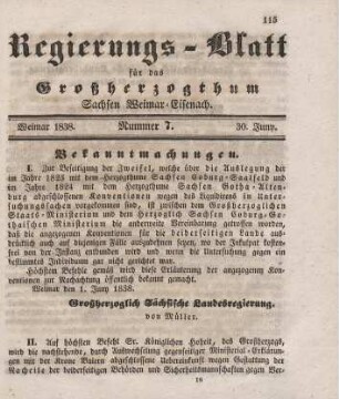 Nr. 7 : 30. Juni 1838