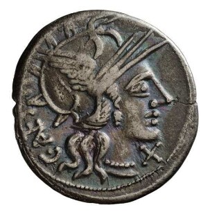 Münze, Denar, 146 v. Chr.
