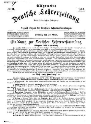Einladung zur Deutschen Lehrerversammlung