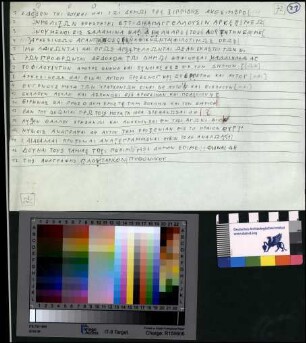 Aufzeichnungen und Notizen: Abklatsche und Abschriften der Inschriften Nr. 72 und Nr. 94