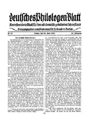 Die deutsche Schulreform