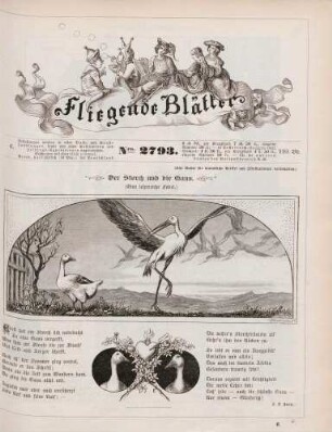 "Der Storch und die Gans"