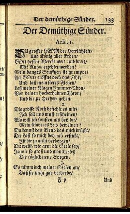 Der Demüthige Sünder.