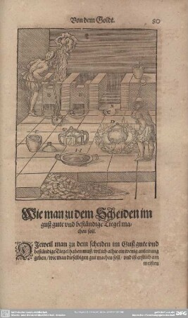 Wie man zu dem Scheiden im guß gute und beständige Tiegel machen soll.