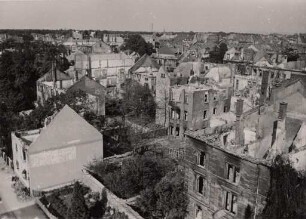 Zerstörungen Zweiter Weltkrieg. Sophienstraße