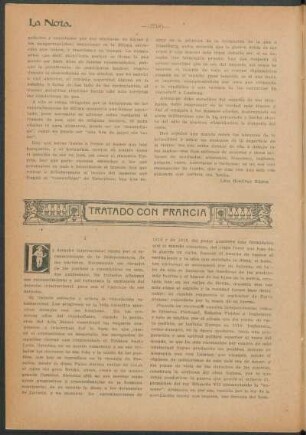 Tratado con Francia