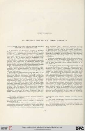 O czterech malarzach epoki baroku