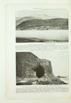 Westküste von Schottland. Die Insel Staffa mit der Fingalshöhle