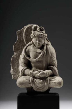 Der zukünftige Buddha Maitreya in Meditationssitz