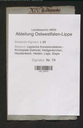 Schulkollegen: Rektor (1. Lehrer, Direktor) [siehe auch Nr. 77 (1736)]: Rangstreitigkeiten des Rektors