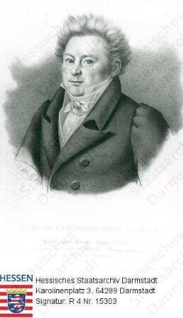 Dilthey, Julius Friedrich Karl, Prof. Dr. phil. (1797-1857) / Porträt, Brustbild