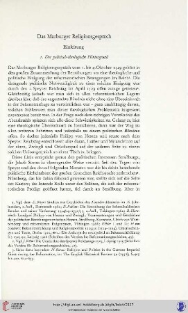 Das Marburger Religionsgespräch