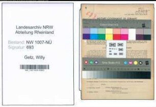 Entnazifizierung Willy Getz , geb. 03.06.1896 (Installateur)