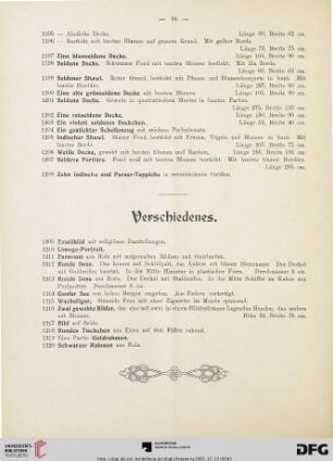 Verschiedenes (Nr. 1209-1220)