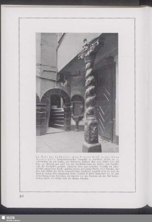 Im Hofe des Gasthauses "Zum Prinzen Carl" in der Alten Mainzergasse