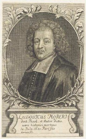 Bildnis des Ludovicus Moreri