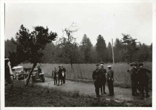 Minister Maier und Ministerialrat Dr. Barck in Streitberg