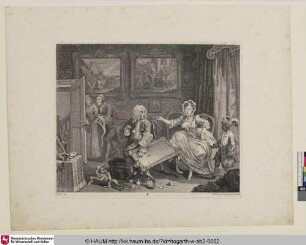 [M. Hacksbouts als Kurtisane eines reichen Kaufmanns; The quarrel with her jew protector]