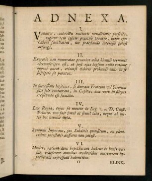 101-111, Adnexa.