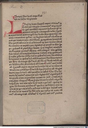 De sancta virginitate