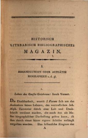 Historisch-litterarisch-bibliographisches Magazin. 7/8. 1794